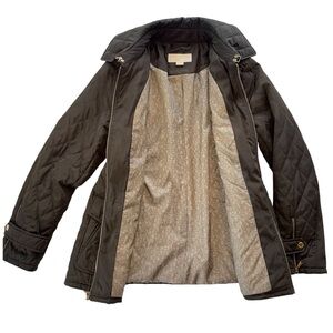 Michael Kors Women Utility Coat
Dark Brown Jacket sz L